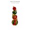 RC Home Decor; 35.45" Stacked Oversized Christmas Ornaments – Red and Green Holiday Decor; Category:Christmas Figurines; Image:4